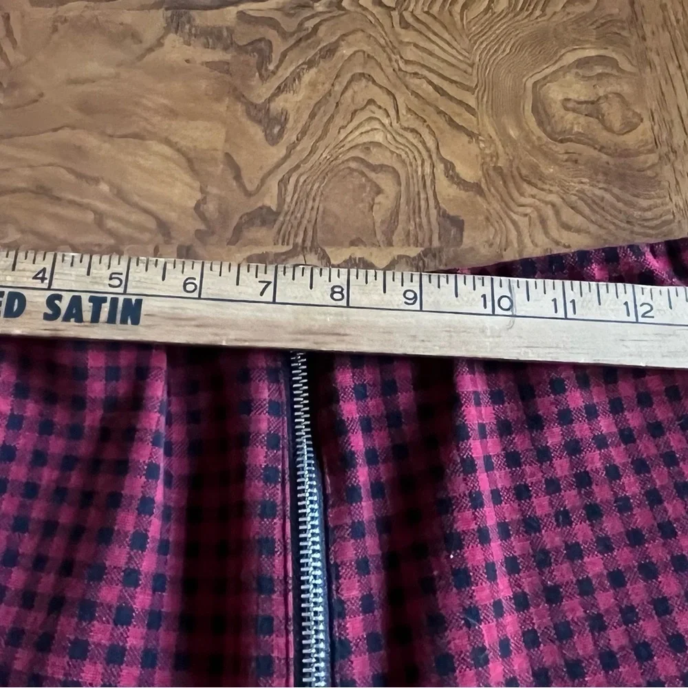 Plaid red and Black Zara pants xl - Picture 10 of 15